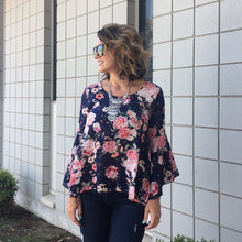 Alana Bell Sleeve Floral Top