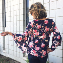Alana Bell Sleeve Floral Top