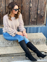 Silver Lining Bubble Sleeve Sweater