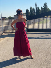 Fall for Me Strapless Tiered Maxi Dress