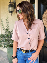 Before I Go Boxy Button-Down Blouse