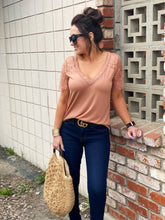 Like No Other Lace Sleeve Top