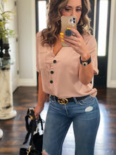 Before I Go Boxy Button-Down Blouse