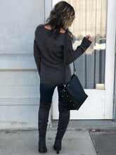 Lace Me Up Knit Sweater