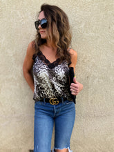 Obvious Choice Lace & Leopard Cami