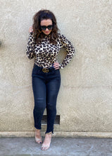 Walk This Way Leopard Puff Sleeve Blouse