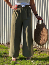 Sunporch Wide Leg Pocketed Pants