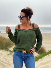 Cool and Collected Cold Shoulder Sweater