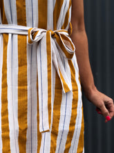 Miles Away Stripe Midi Dress