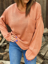 The Weekender Pocketed Reverse Stitch Sweater