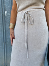 Humor Me Knit/Drawstring Waist Midi Dress
