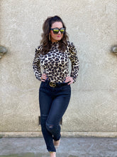 Walk This Way Leopard Puff Sleeve Blouse