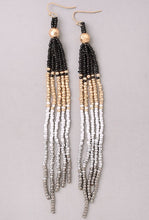Bijou Beaded Tassel Earrings