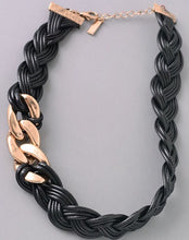 Rock Out Chain Leather Wrap Bracelet