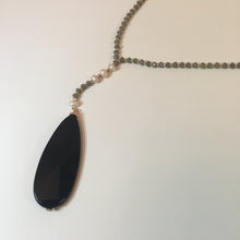 Brittany Black Stone Necklace