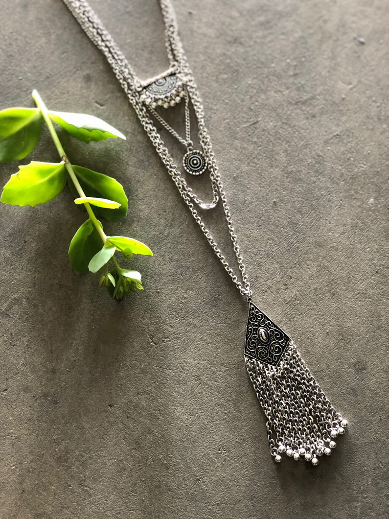 Landen Layered Vintage Necklace