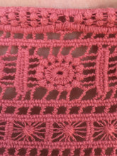 Marsala Crochet Ruffle Top