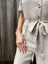 Understated Pocketed Button-Up Jumpsuit